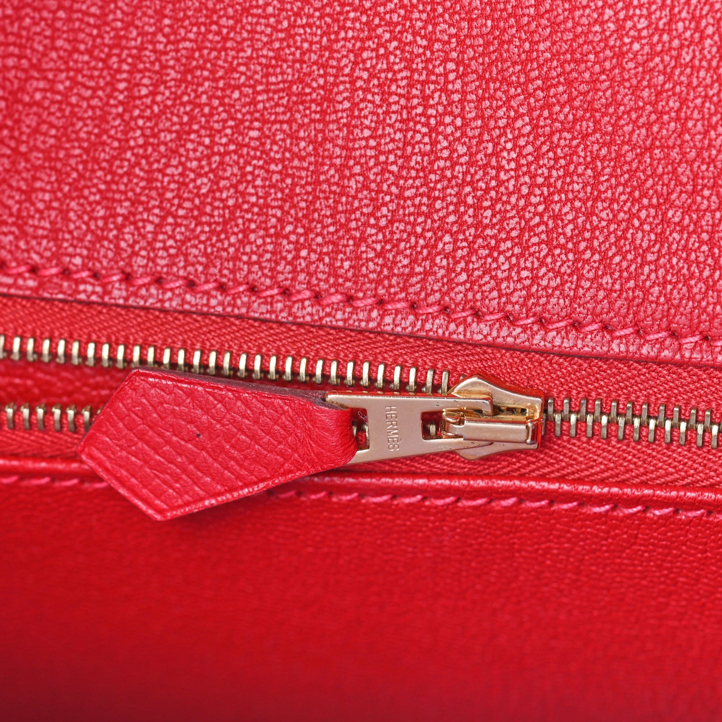 Epsom Birkin 30 Rouge Casaque