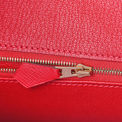 Hermes Epsom Birkin 30 Rouge Casaque 19 of 32