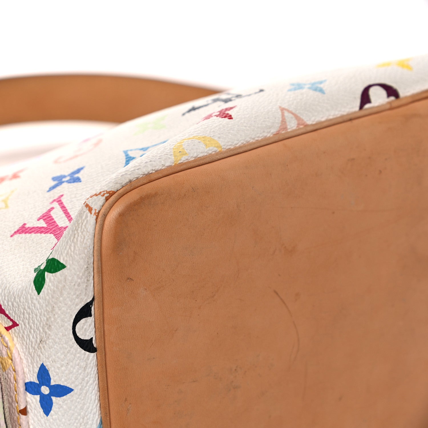 Louis Vuitton Monogram Multicolor Petit Noe White 9 of 14