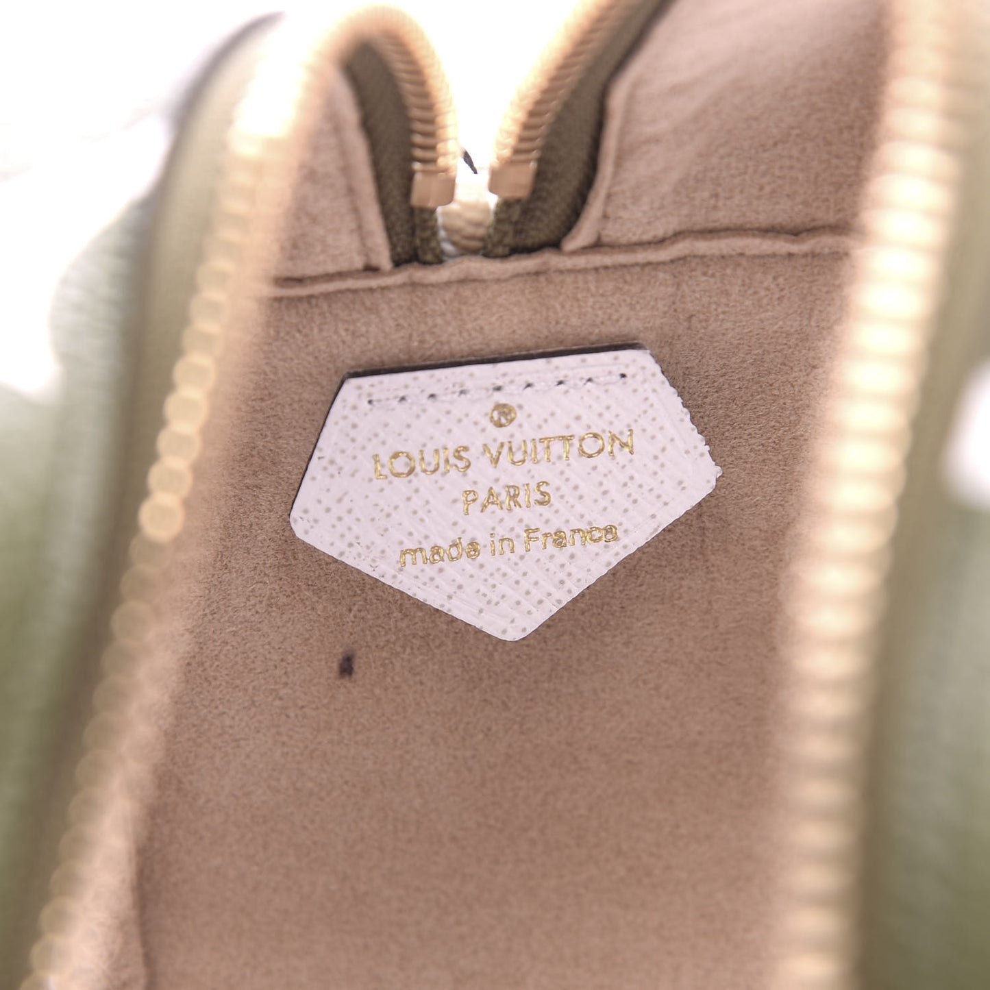 Monogram Giant Beach Pouch Kaki