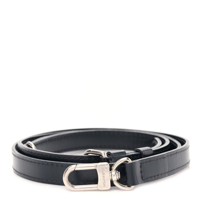Louis Vuitton Calfskin 16mm Adjustable Shoulder Strap Black 1 of 3