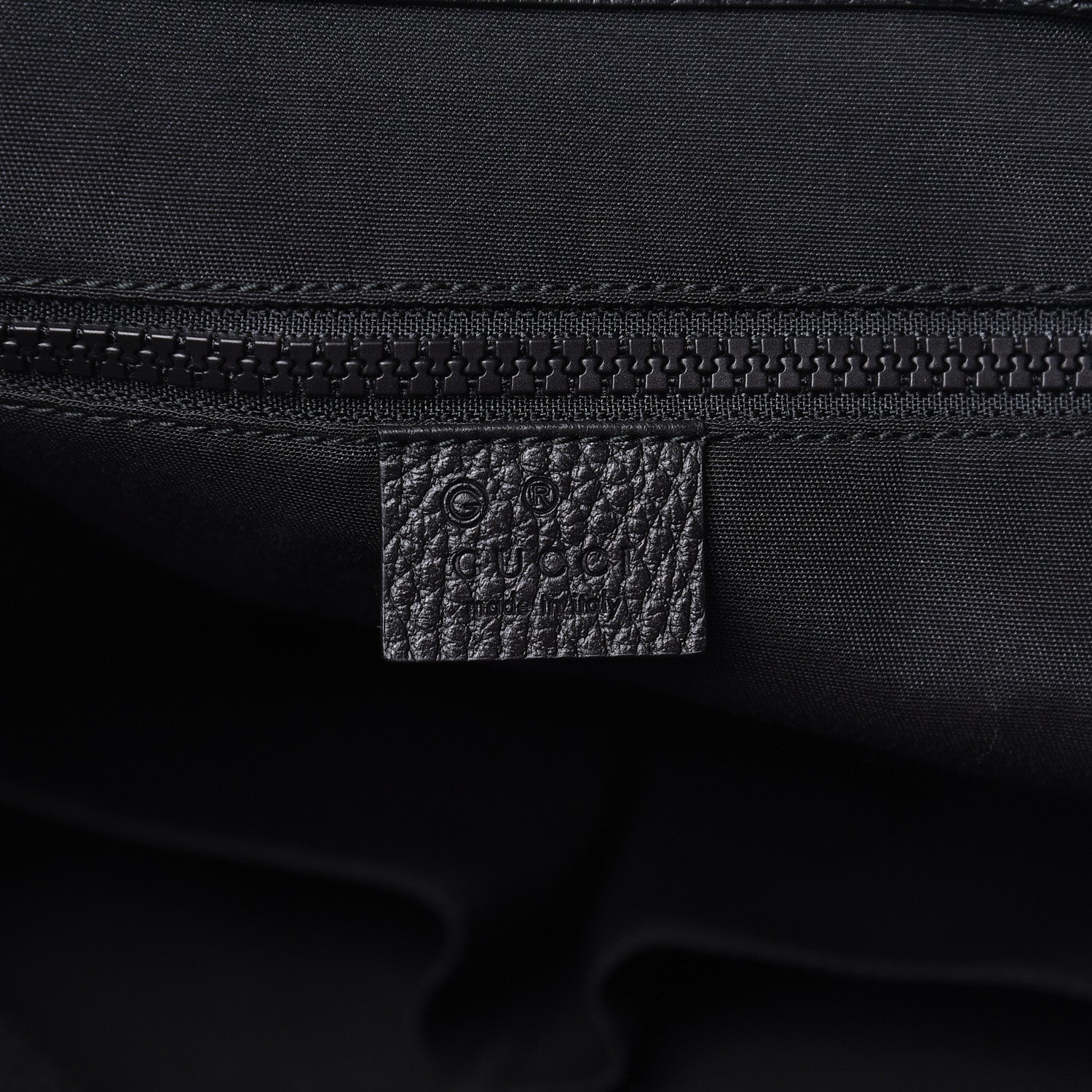 Gucci Nylon Monogram Vertical Tote Black 6 of 10