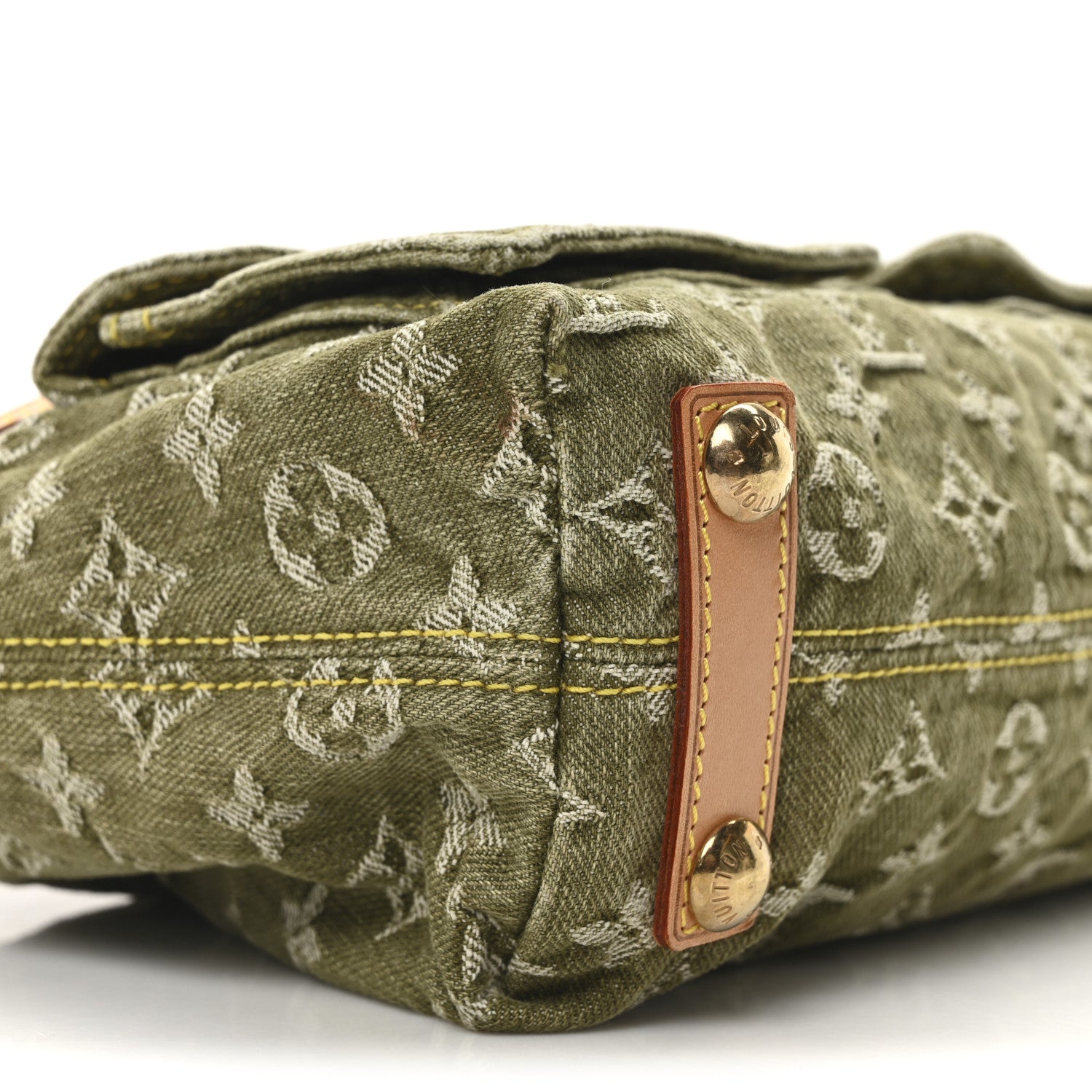 Louis Vuitton Monogram Denim Baggy PM Lichen 8 of 9