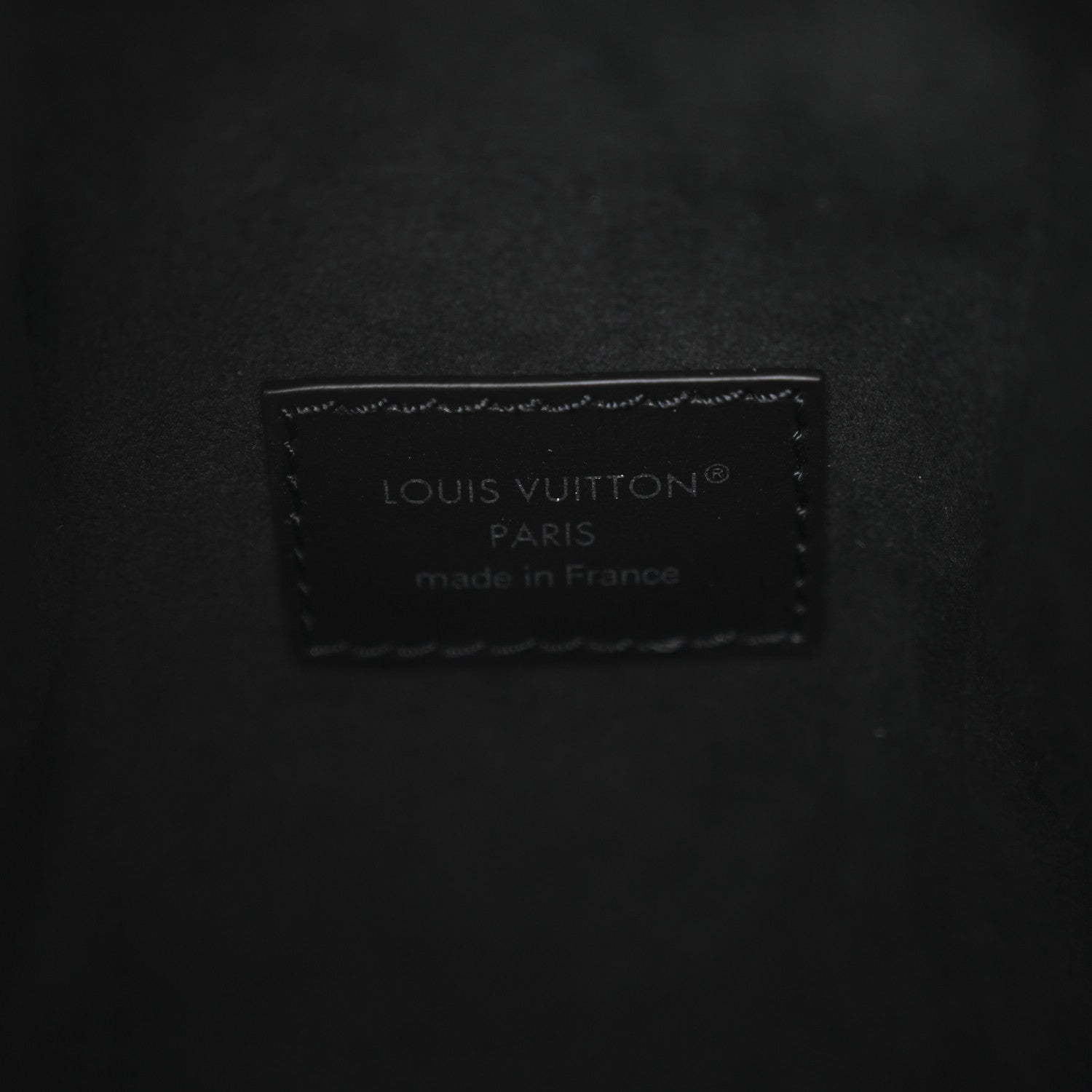 Louis Vuitton Calfskin Debossed Monogram Side Trunk Black 6 of 10