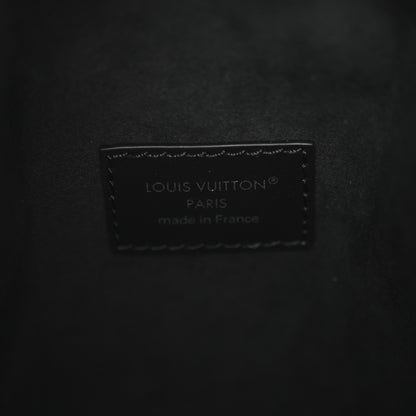 Louis Vuitton Calfskin Debossed Monogram Side Trunk Black 6 of 10