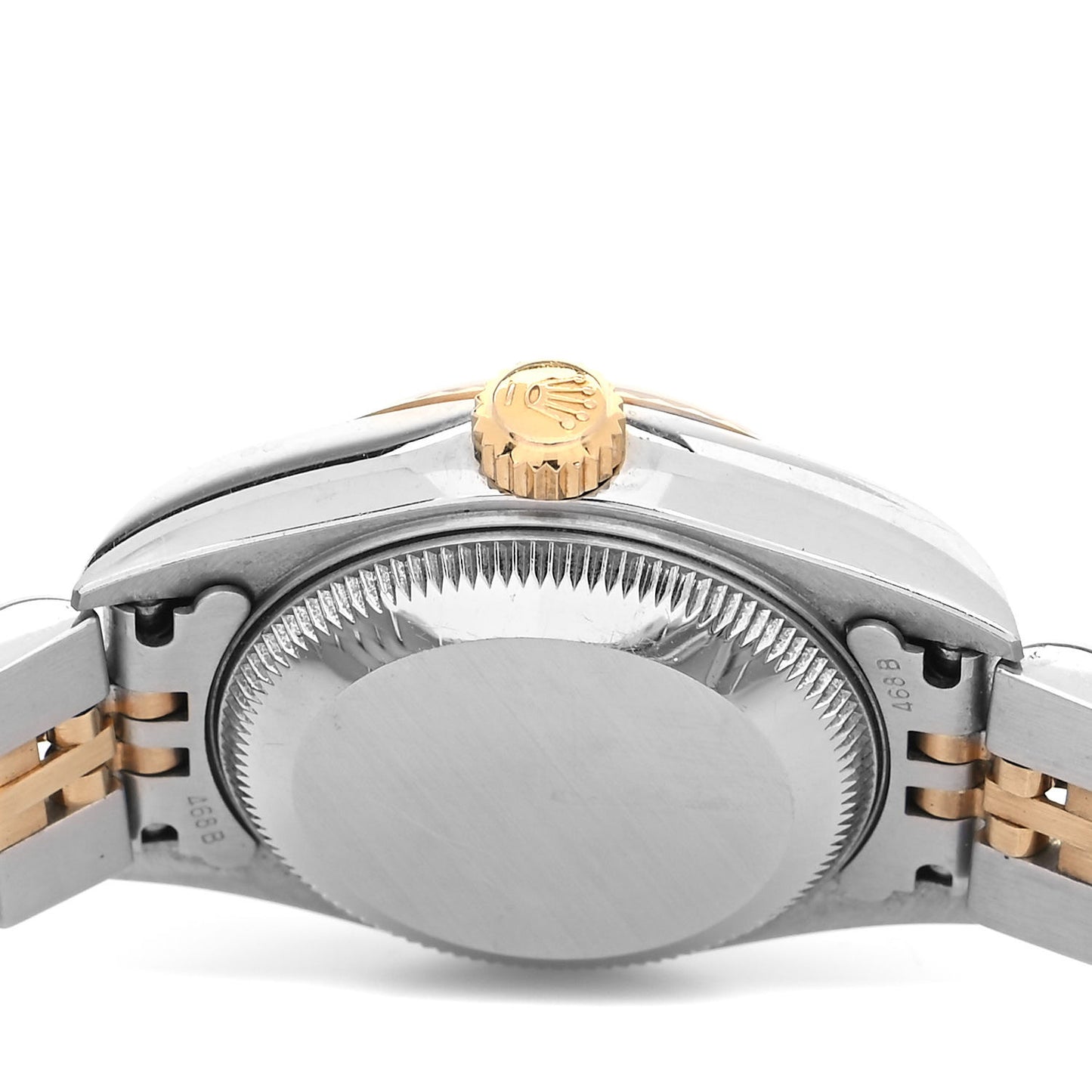 Stainless Steel 18K Yellow Gold 26mm Oyster Perpetual Datejust Watch White Roman 79173