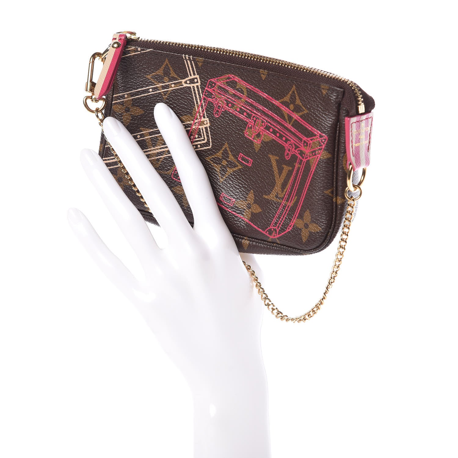 Louis Vuitton Monogram 2014 Christmas Animation Mini Pochette Accessories 2 of 7