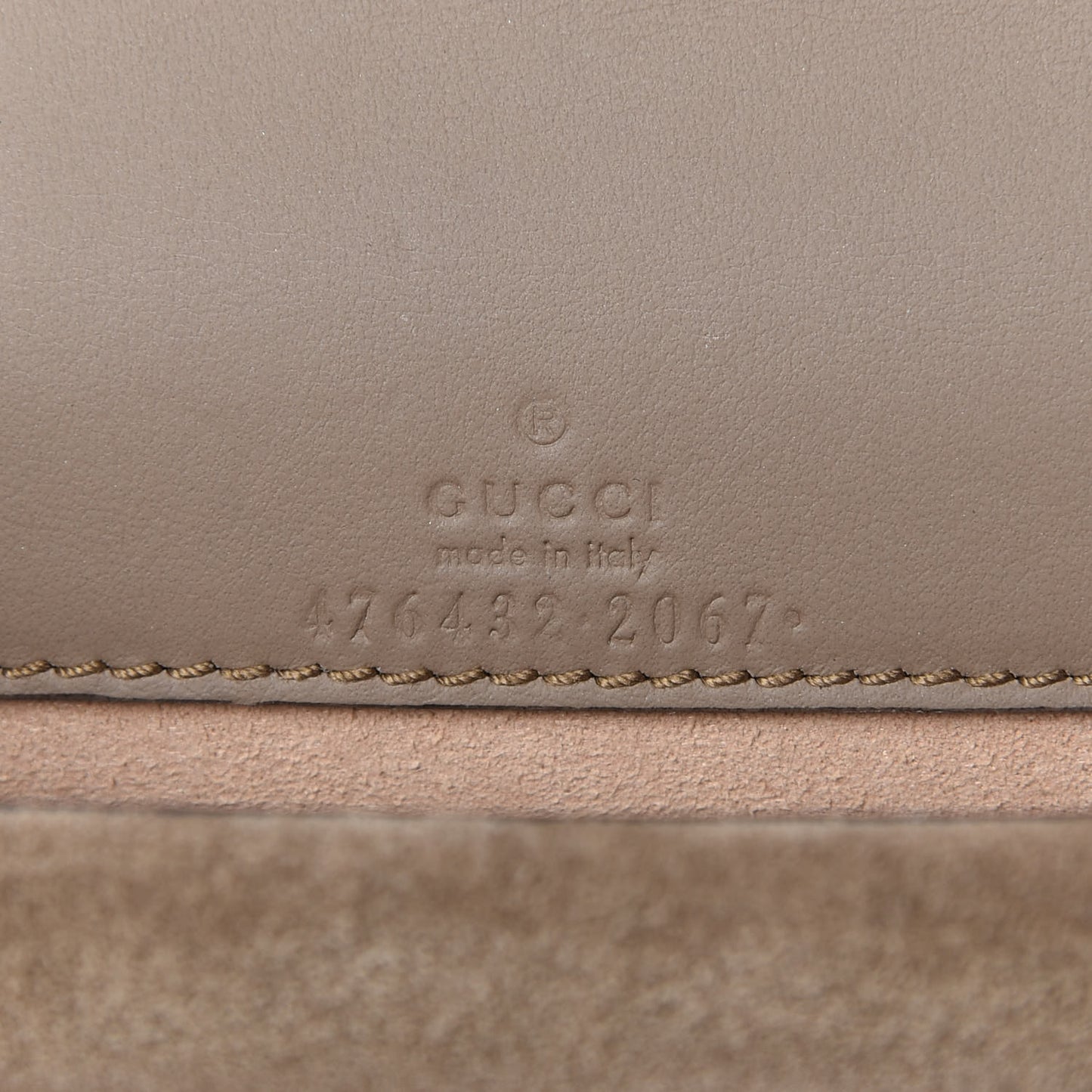GG Supreme Monogram Super Mini Dionysus Shoulder Bag Taupe