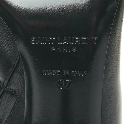Saint Laurent Nappa Vendome Opyum 85 Ankle Boots 37 Black 7 of 8