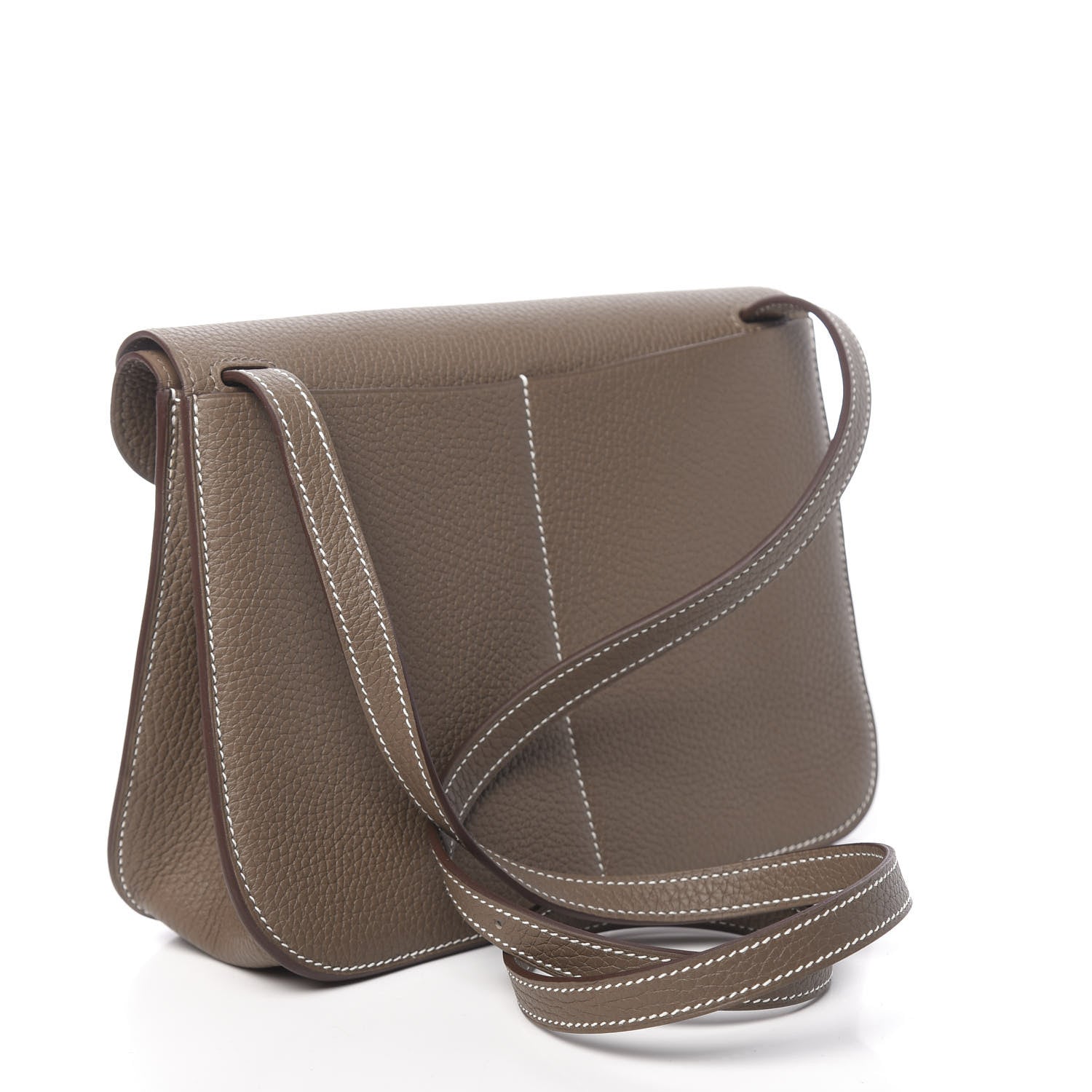 Hermes Taurillon Clemence Halzan 25 Etoupe 4 of 12