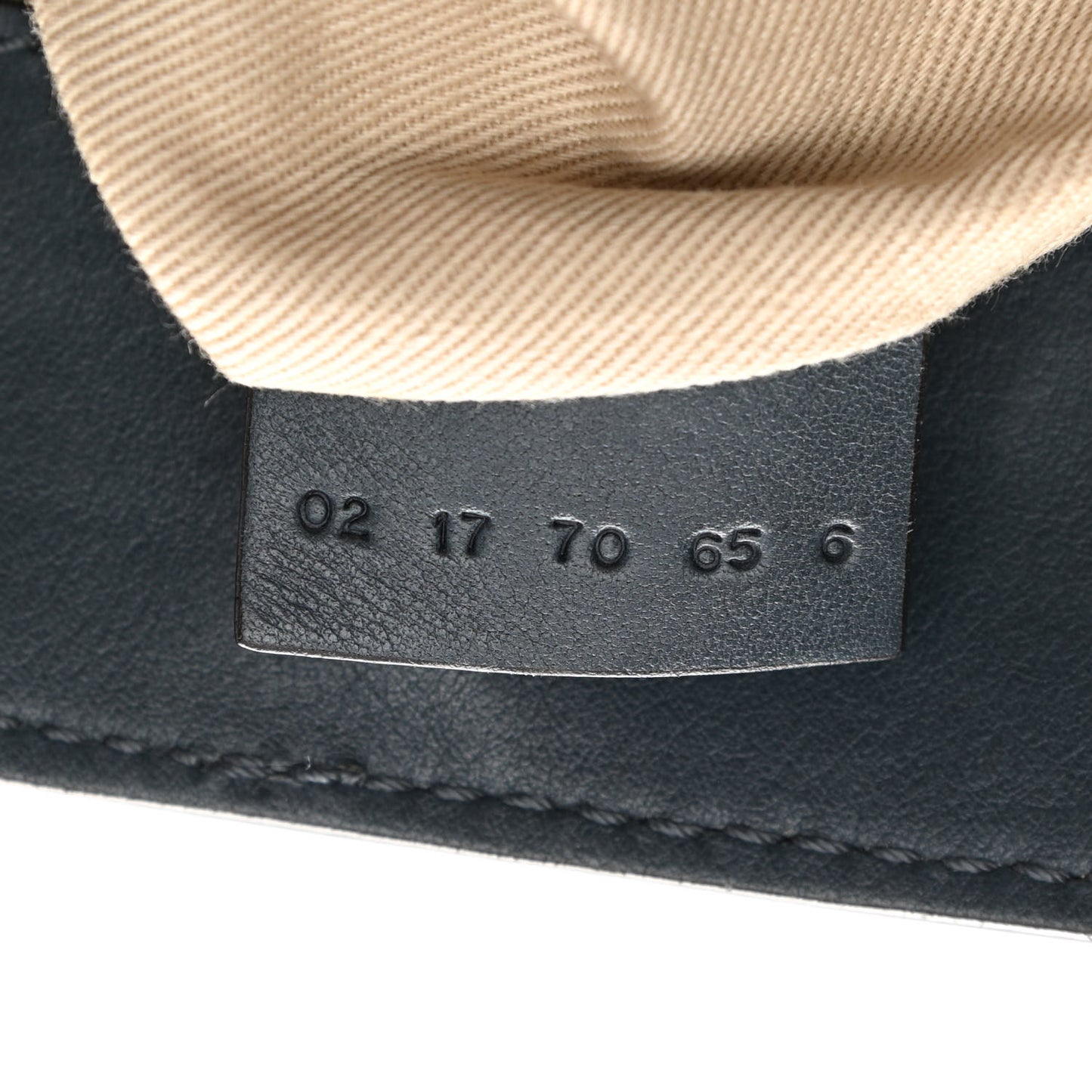 Suede Calfskin Medium Faye Backpack Silver Blue