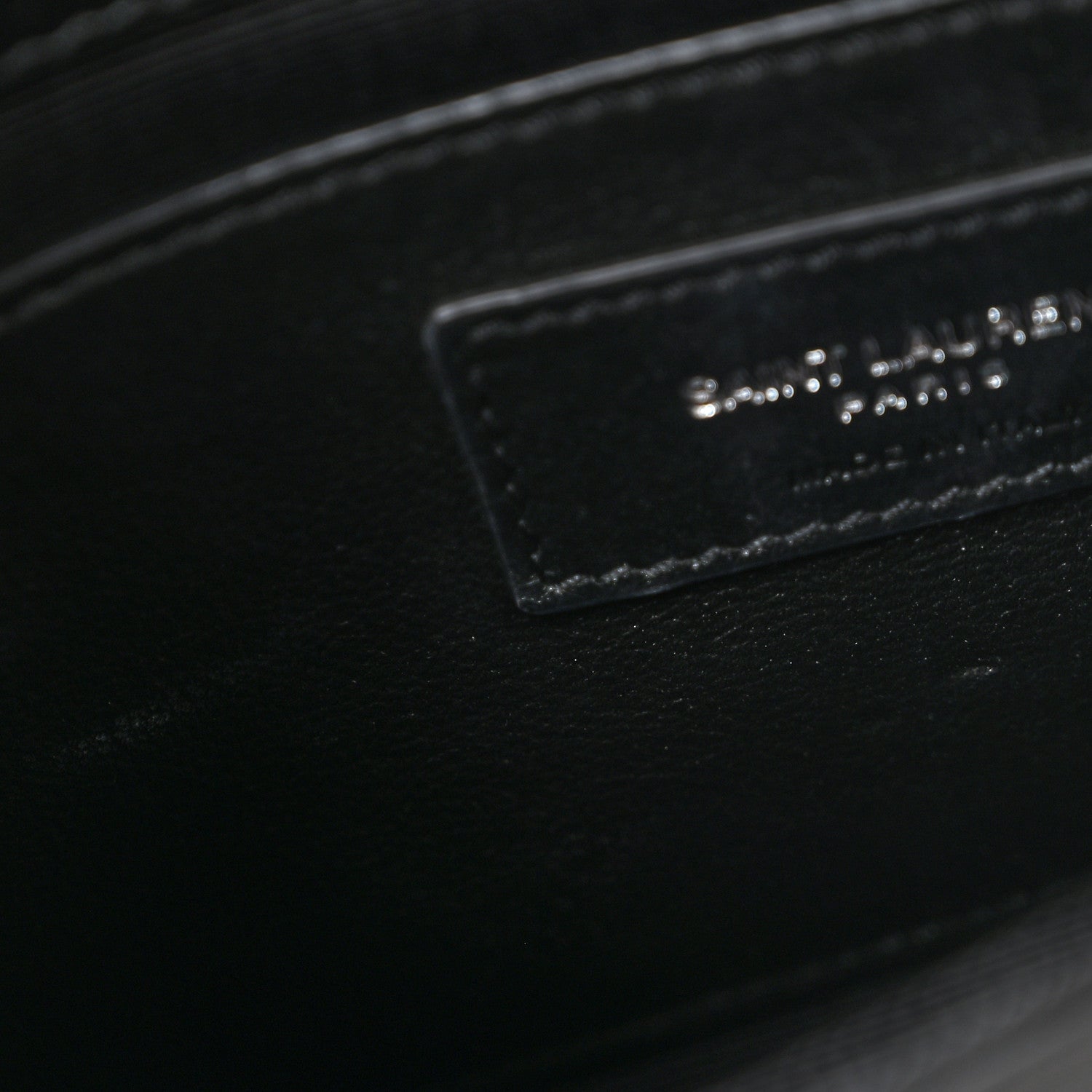 Saint Laurent Grain De Poudre Small Monogram Kate Satchel Black 11 of 12