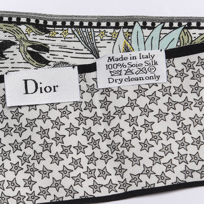 Christian Dior Silk La Lune Mitzah Scarf 4 of 4
