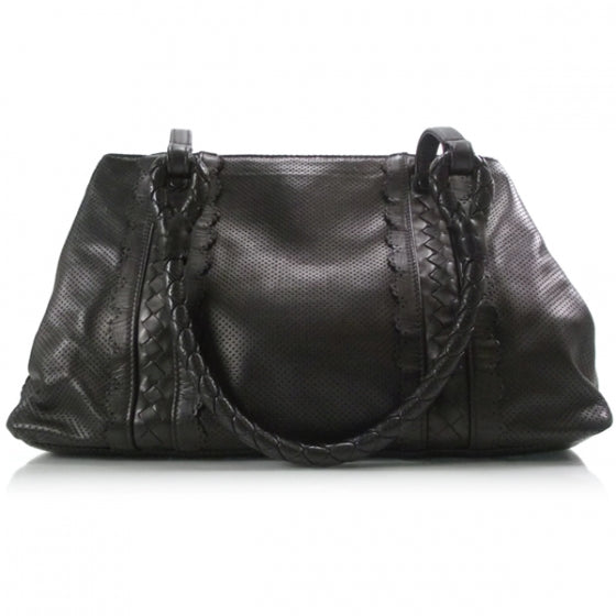 Bottega Veneta Perforated Shoulder Bag Nero 1 of 9