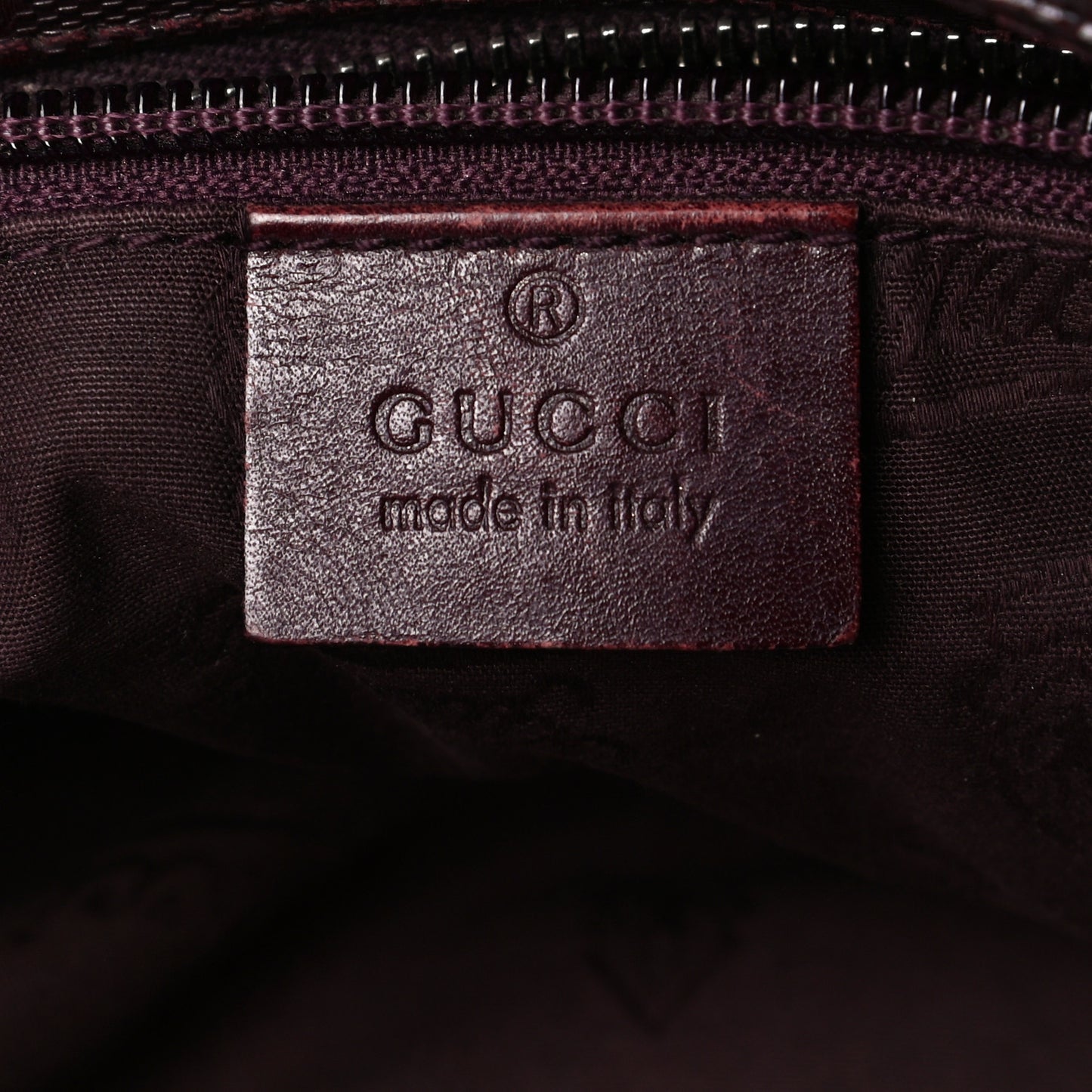 Imprime Monogram Medium Flat Messenger Bag Bordeaux