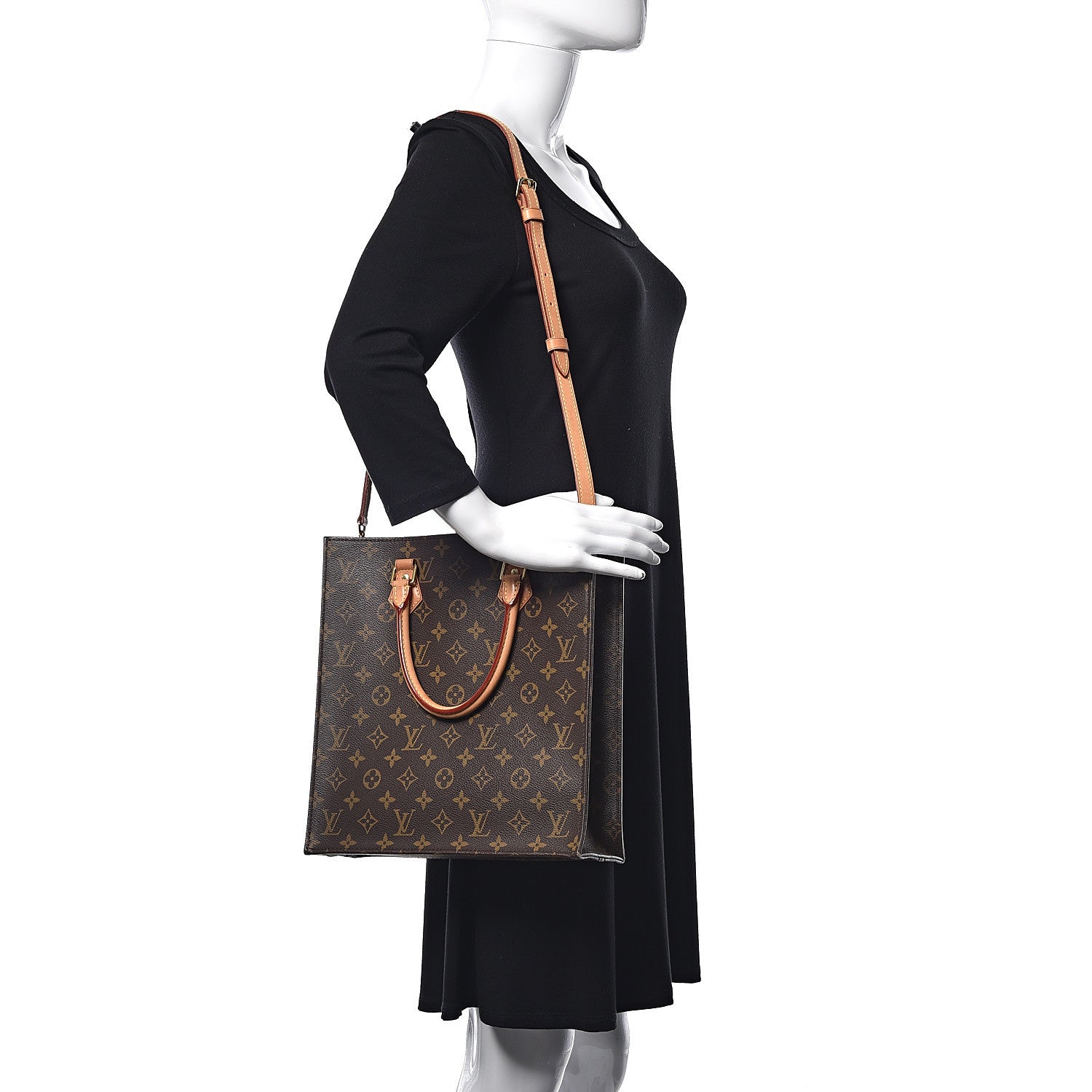 Louis Vuitton Monogram Sac Plat PM 2 of 10