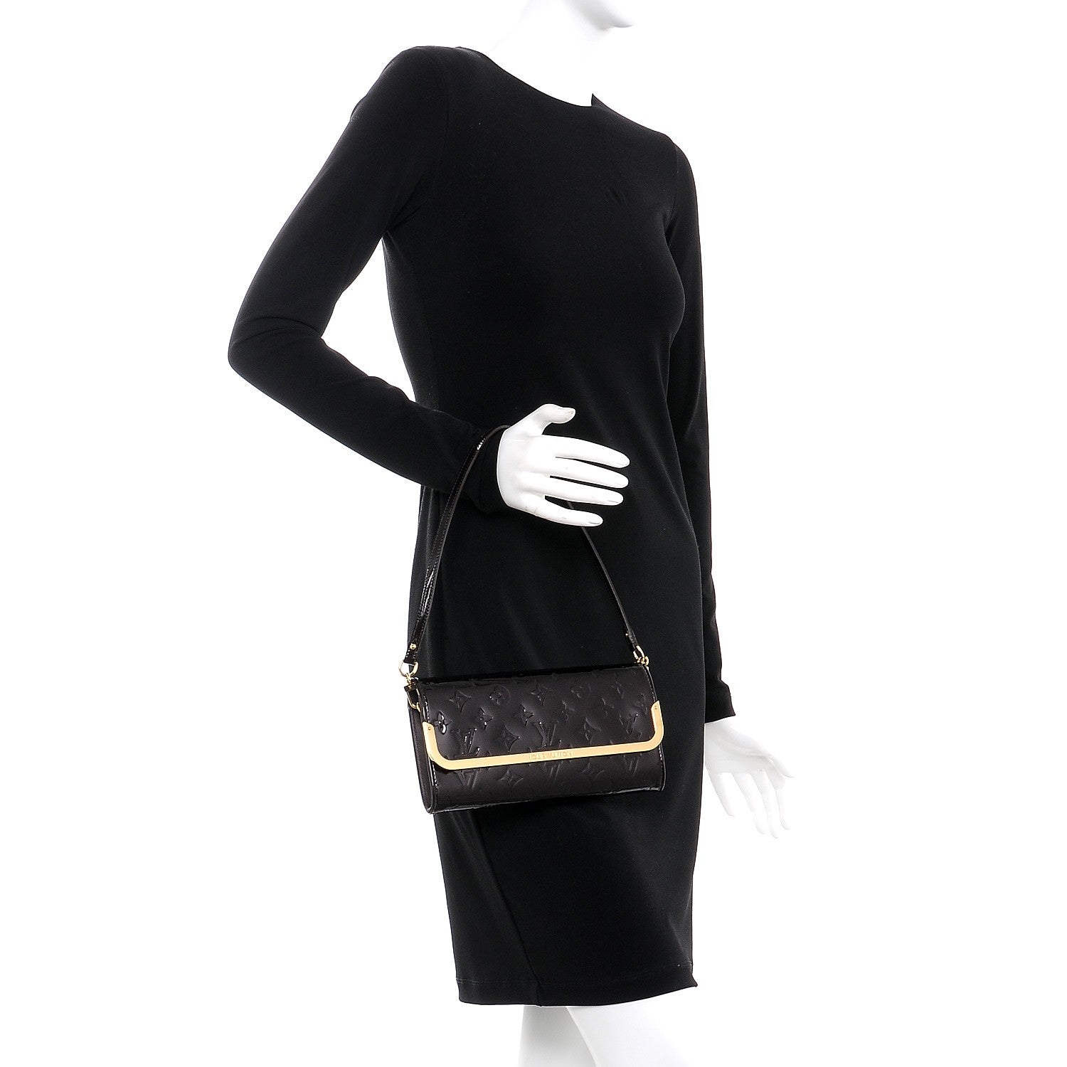 Louis Vuitton Vernis Rossmore MM Amarante 2 of 6