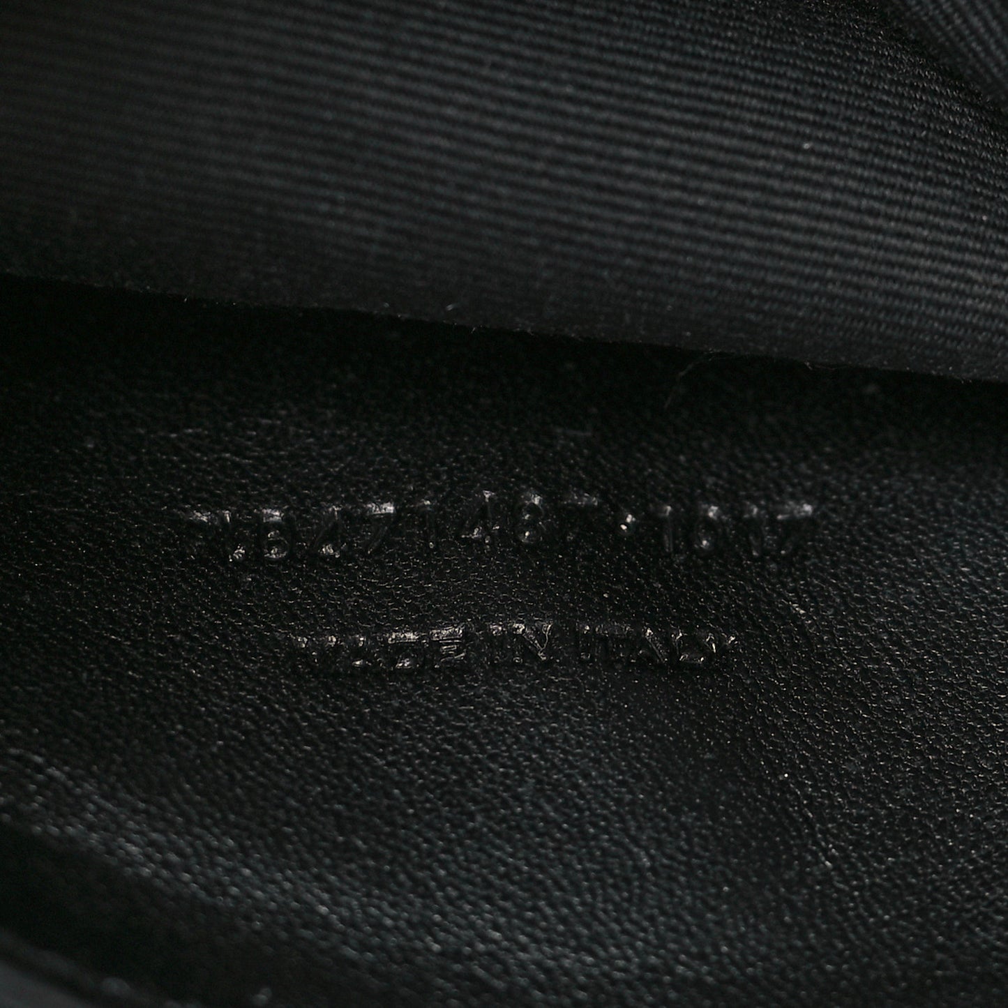 Grain De Poudre Medium West Hollywood Monogram Fold-Over Black