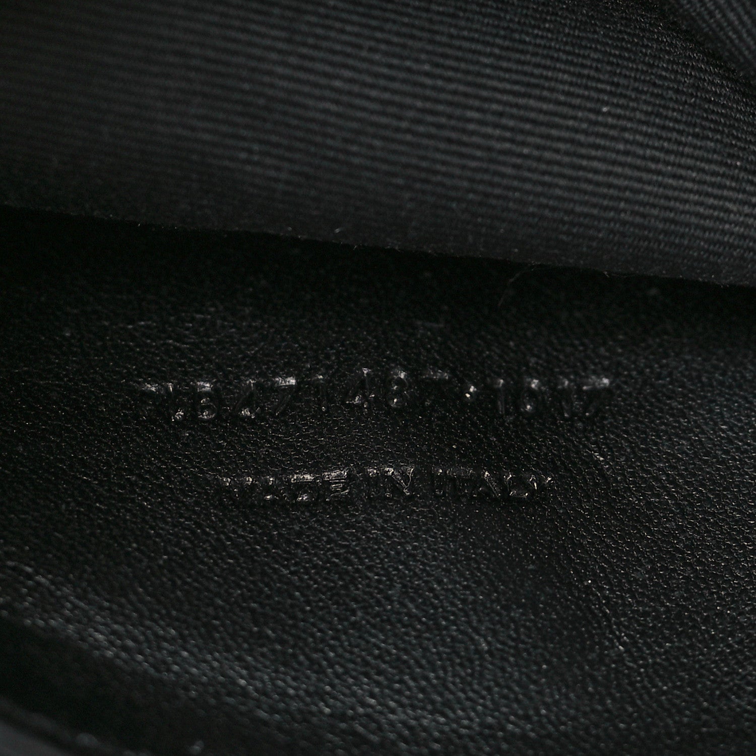Saint Laurent Grain De Poudre Medium West Hollywood Monogram Fold-Over Black 7 of 9