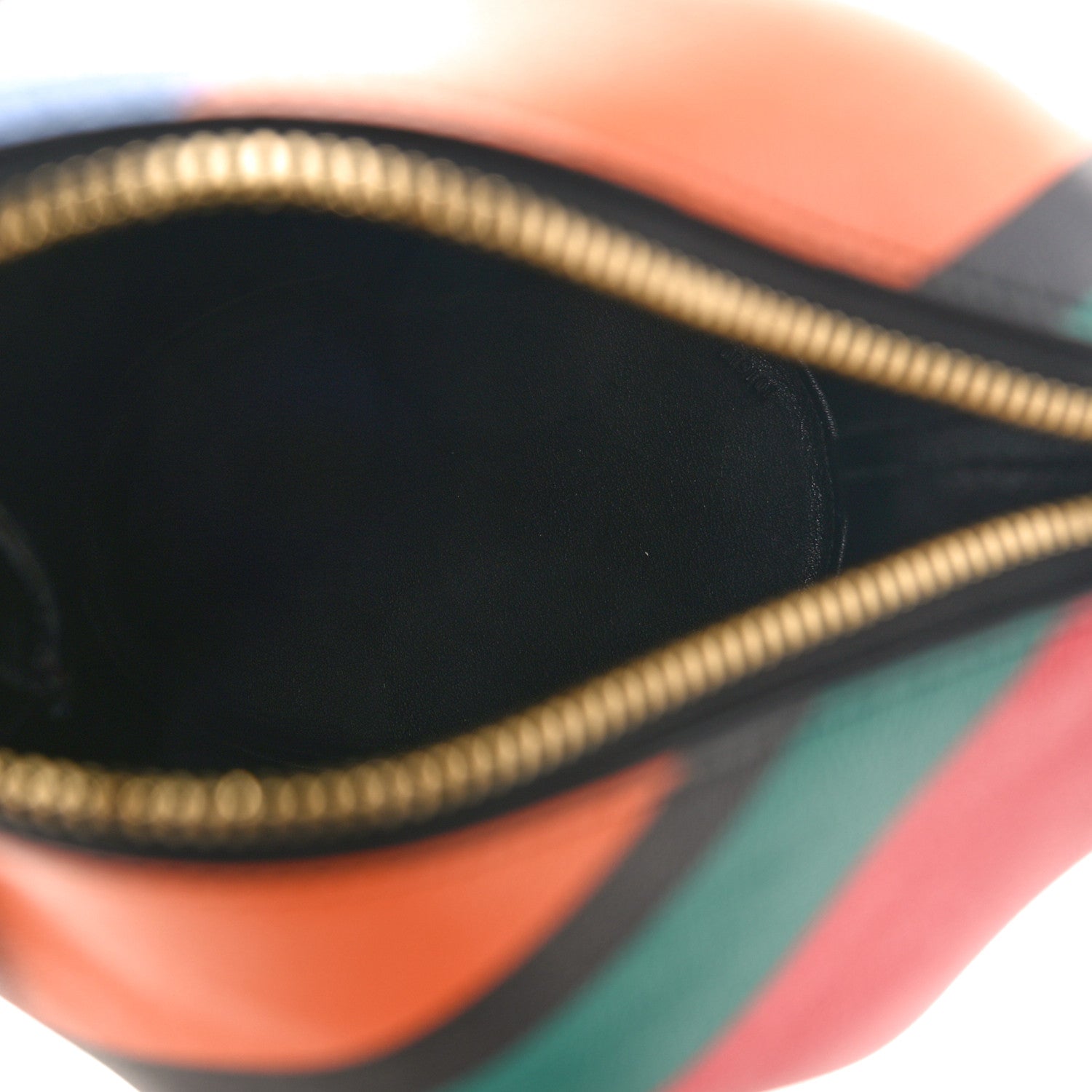 Loewe Calfskin Mini Striped Elephant Crossbody Bag Multicolor 5 of 7