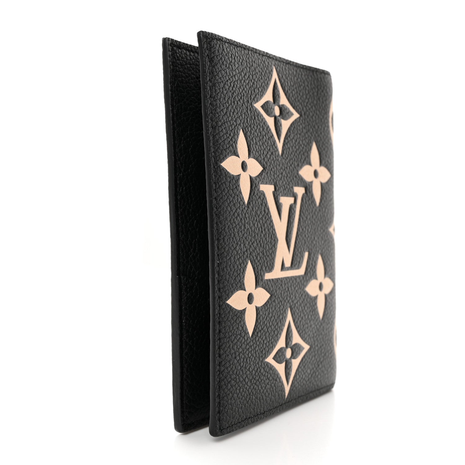 Louis Vuitton Empreinte Monogram Giant Passport Cover Black Beige 3 of 6
