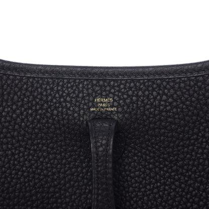 Hermes Taurillon Clemence Evelyne TPM Black 5 of 10