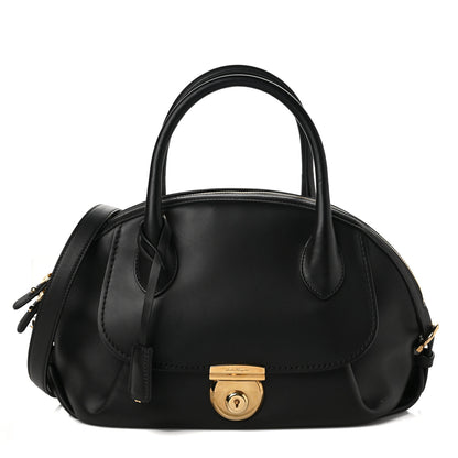Salvatore Ferragamo Calfskin Fiamma Bag Black 1 of 8