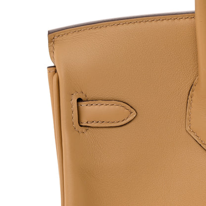 Hermes Swift In & Out Birkin 25 Biscuit 11 of 12