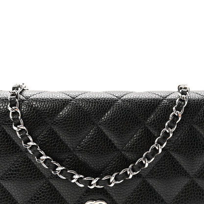 Chanel Caviar Quilted Wallet on Chain WOC Black 9 of 12