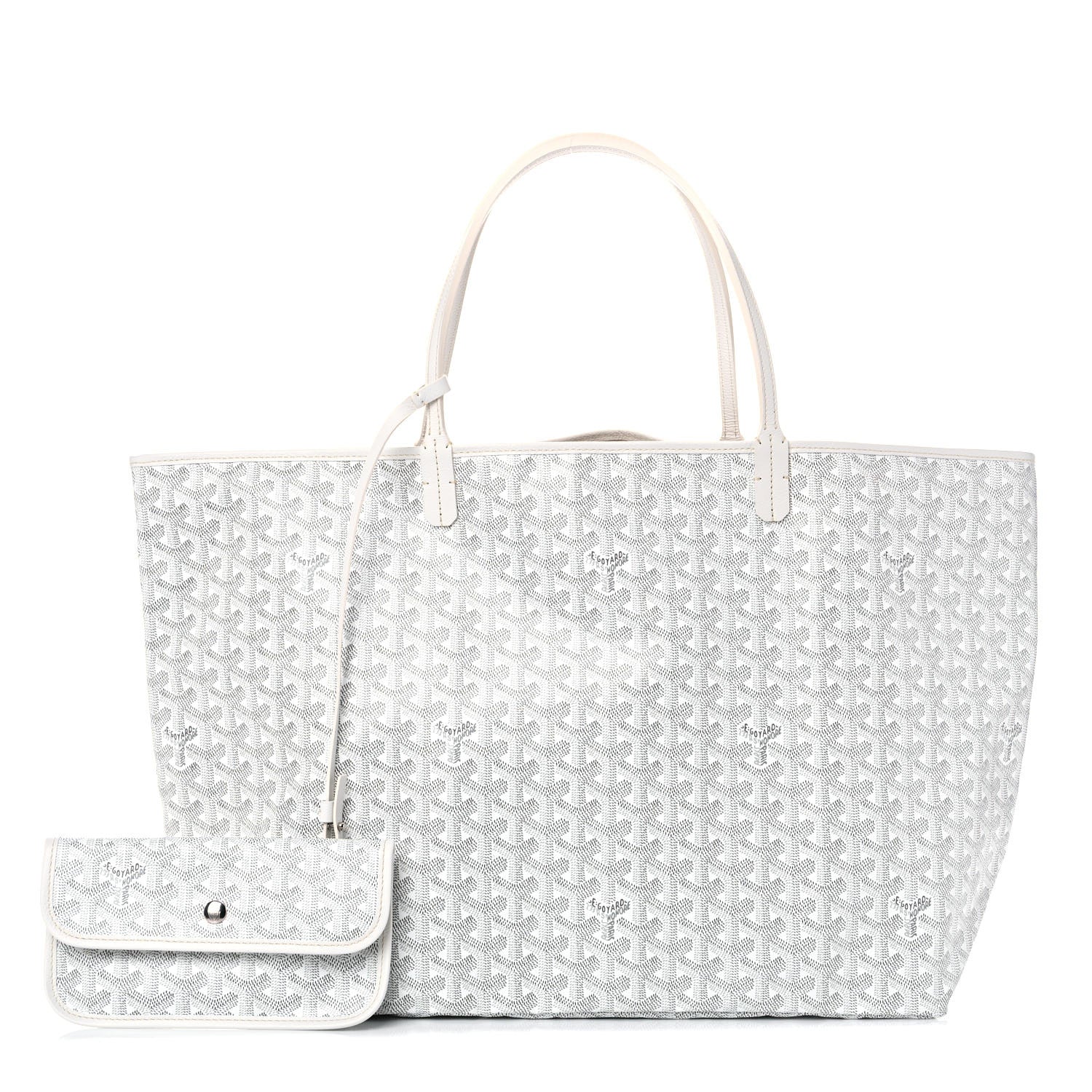 Goyard Goyardine Saint Louis GM White 1 of 8