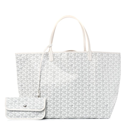 Goyard Goyardine Saint Louis GM White 1 of 8