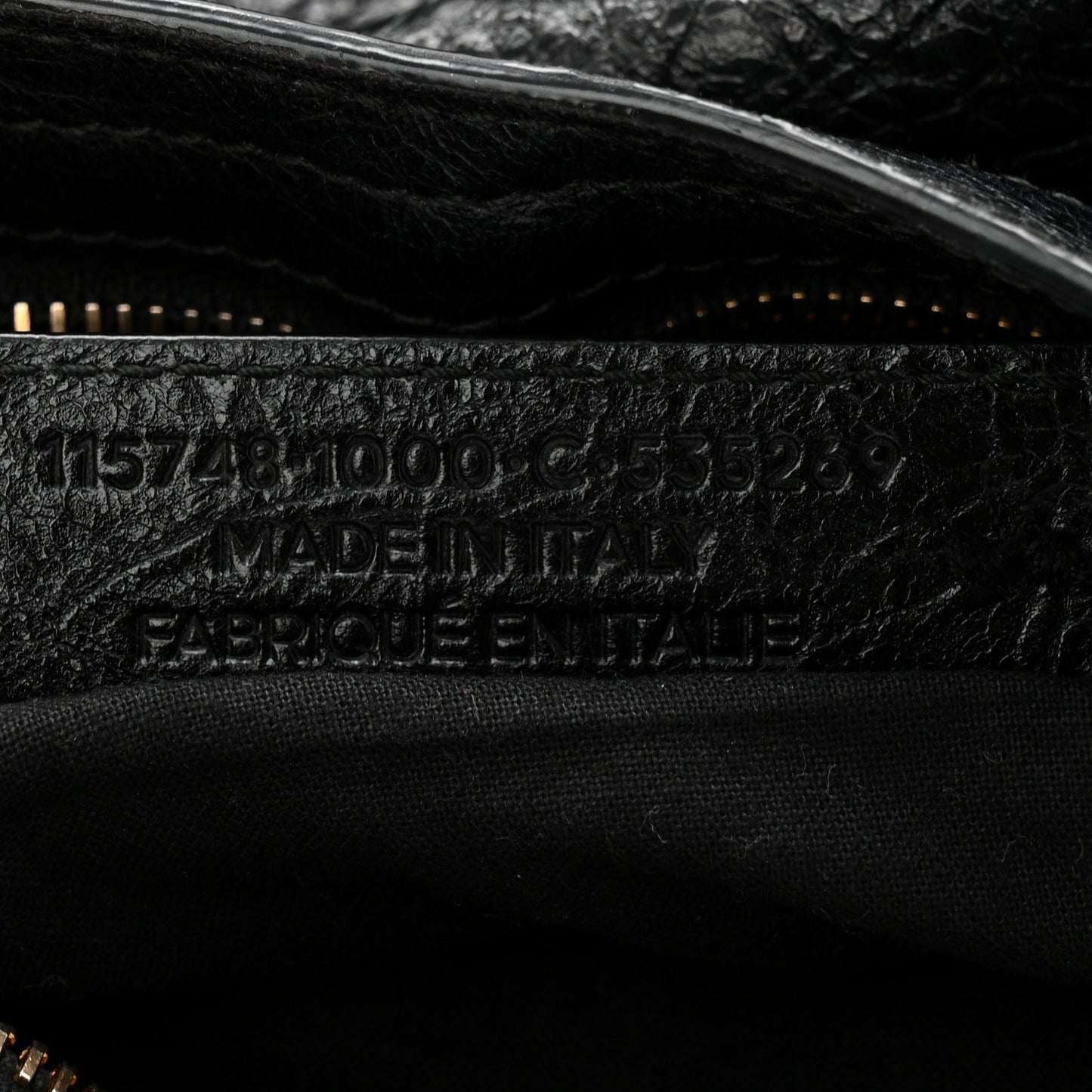 Agneau Classic Gold Hardware City Black