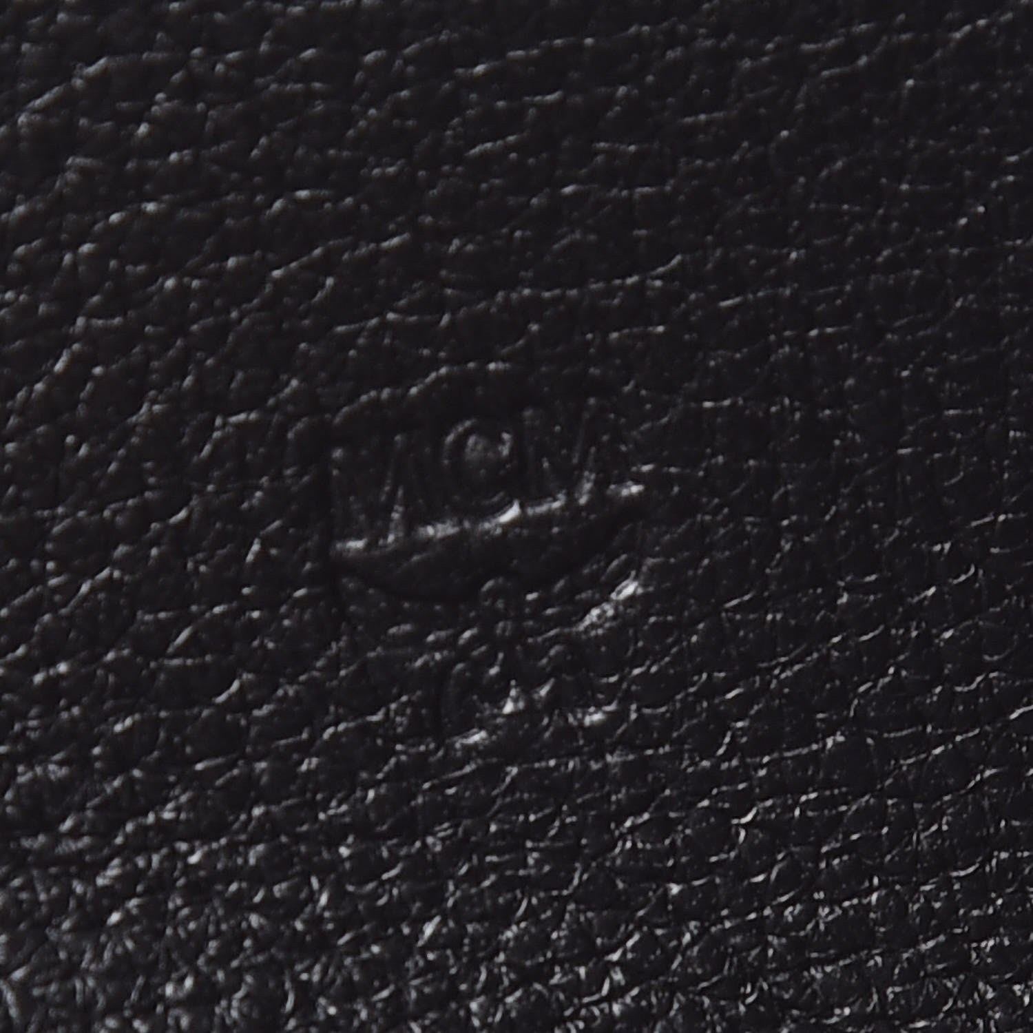 MCM Calfskin Ottomar Monogram Klara Zip Wallet Black 6 of 8