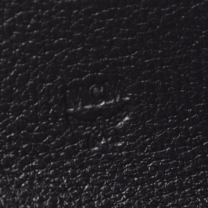 MCM Calfskin Ottomar Monogram Klara Zip Wallet Black 6 of 8