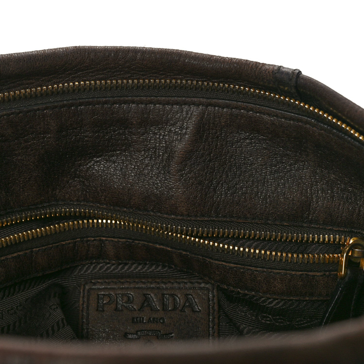 Prada Cervo Antik Shoulder Bag Caffe Sfumato 13 of 16