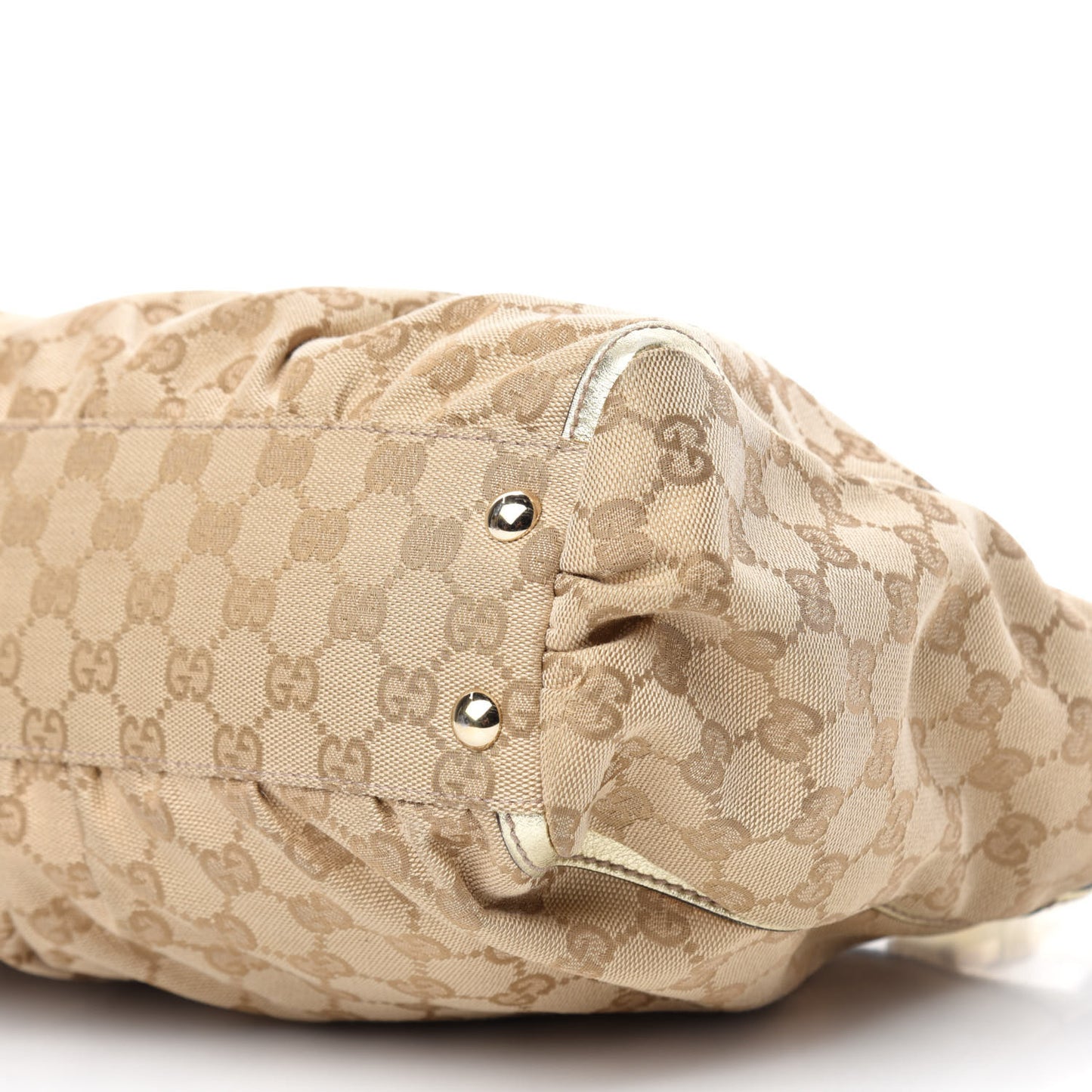 Metallic Monogram D Gold Tote Gold