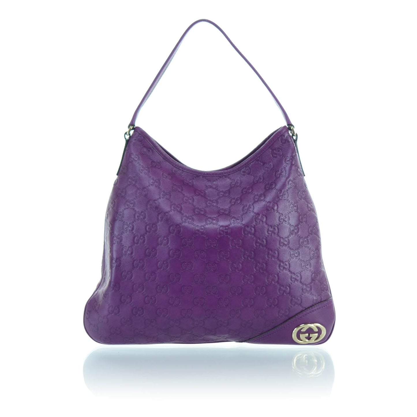 Guccissima New Britt Hobo Purple