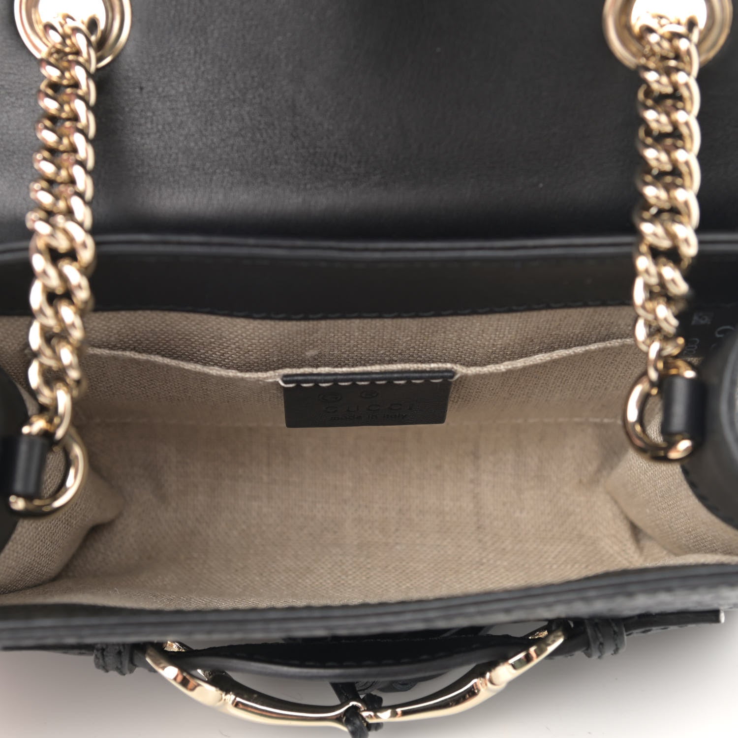 Gucci Microguccissima Mini Emily Shoulder Bag Black 5 of 12