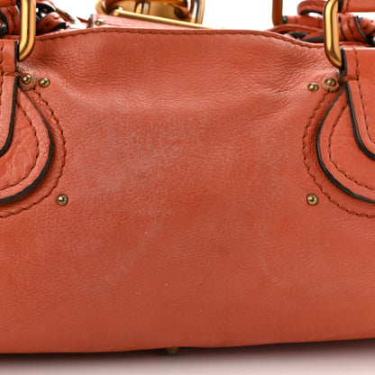 Chloe Calfskin Medium Paddington Satchel Whiskey 12 of 13