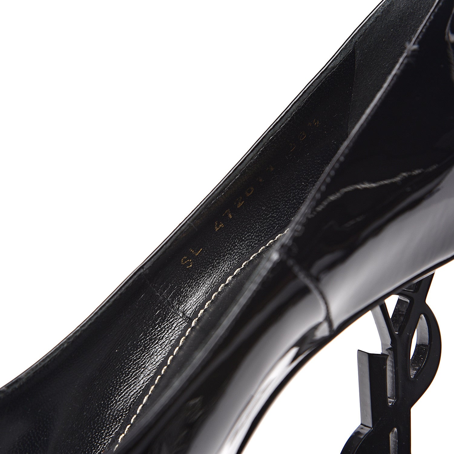 Saint Laurent Patent Opyum 110 Pumps 38.5 Black 7 of 10