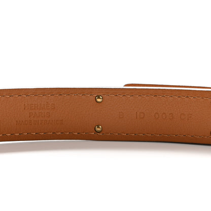 Hermes Epsom Kelly Belt White 3 of 4