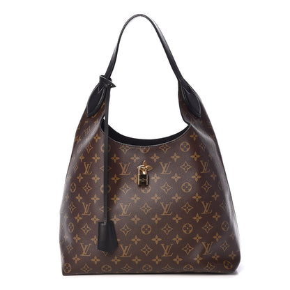 Louis Vuitton Monogram Flower Hobo Black 1 of 8