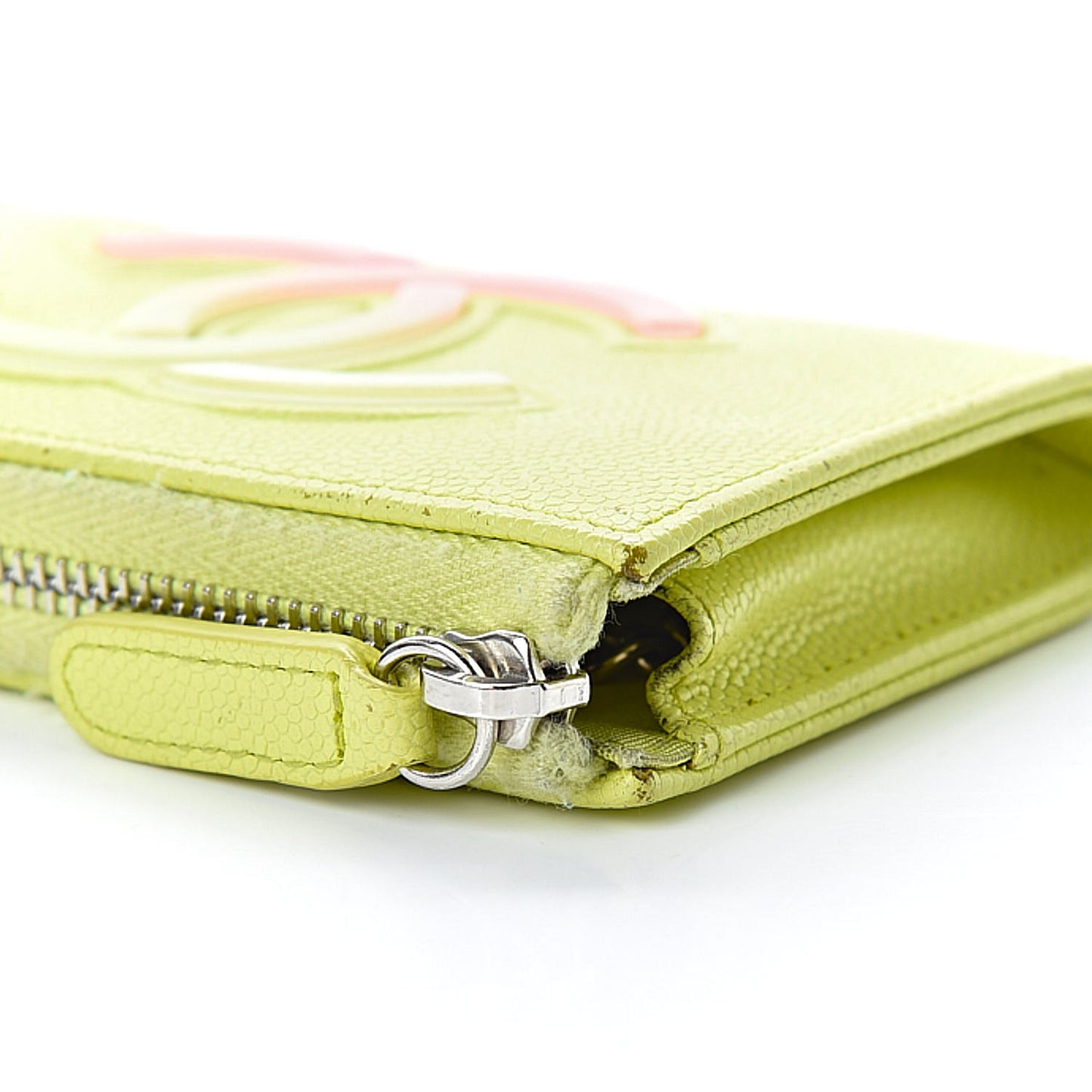 Caviar Key Holder Case Light Pink Light Green
