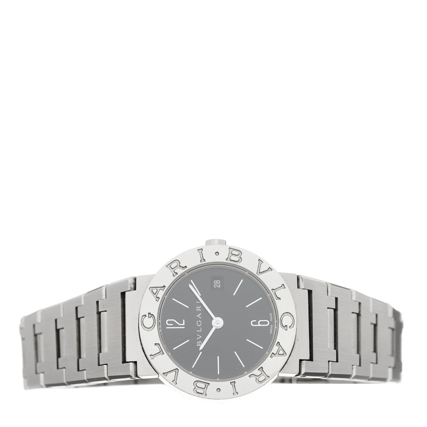 Stainless Steel 26mm Quartz Watch Black