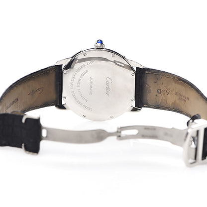 Cartier Stainless Steel Alligator 42mm Ronde Solo Automatic Watch 5 of 7