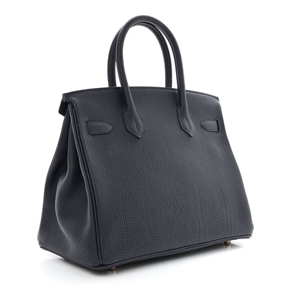 Hermes Togo Birkin 30 Bleu Nuit 3 of 12