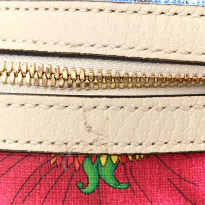 Gucci GG Supreme Monogram Flora Web Small Ophidia Day Backpack White 11 of 11
