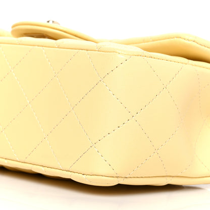 Chanel Lambskin Quilted Mini Rectangular Flap Yellow 19 of 20