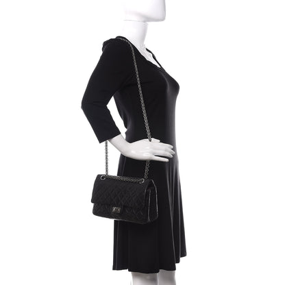 Chanel Aged Calfskin Quilted 2.55 Reissue 225 Flap Black 2 of 15