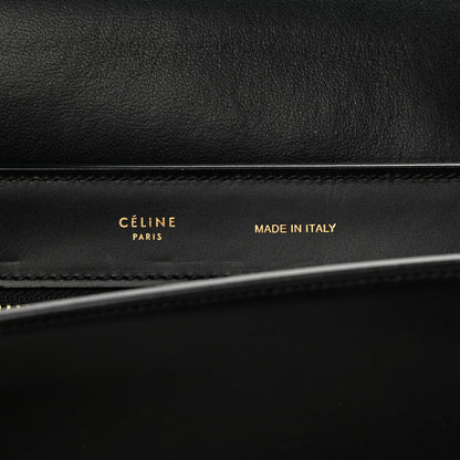 Celine Bullhide Calfskin Nubuck Medium Tri-Color Trapeze Coffee 6 of 11